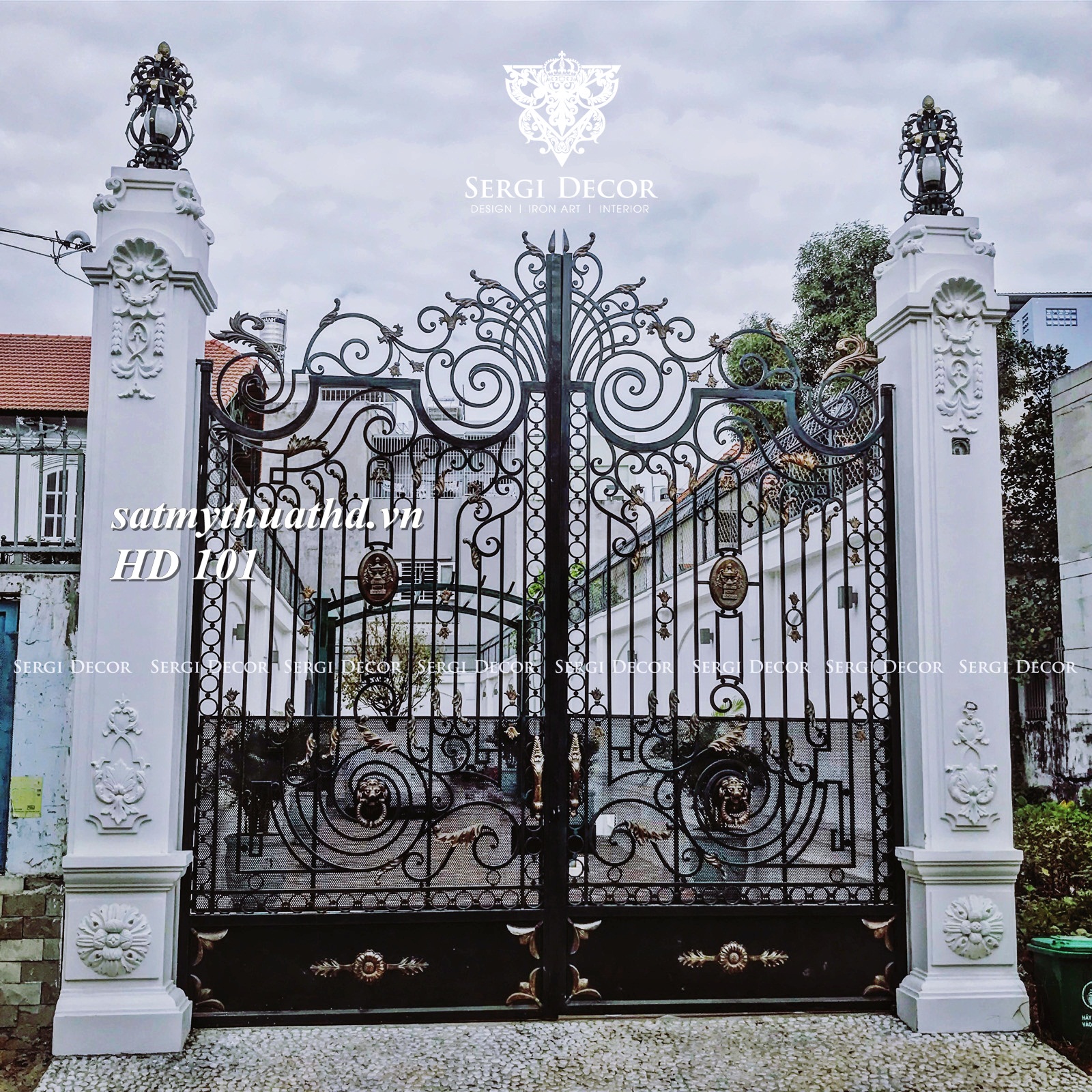 Cửa Cổng Mỹ Thuật HD 101