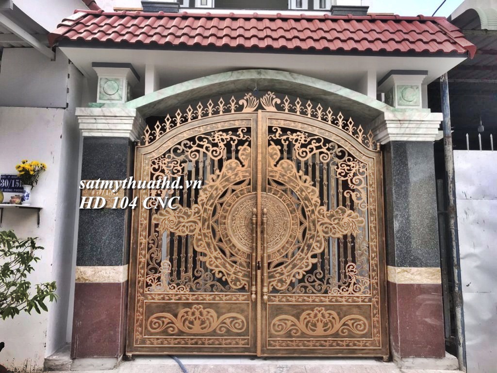 Cửa Cổng Mỹ Thuật HD 104 CNC