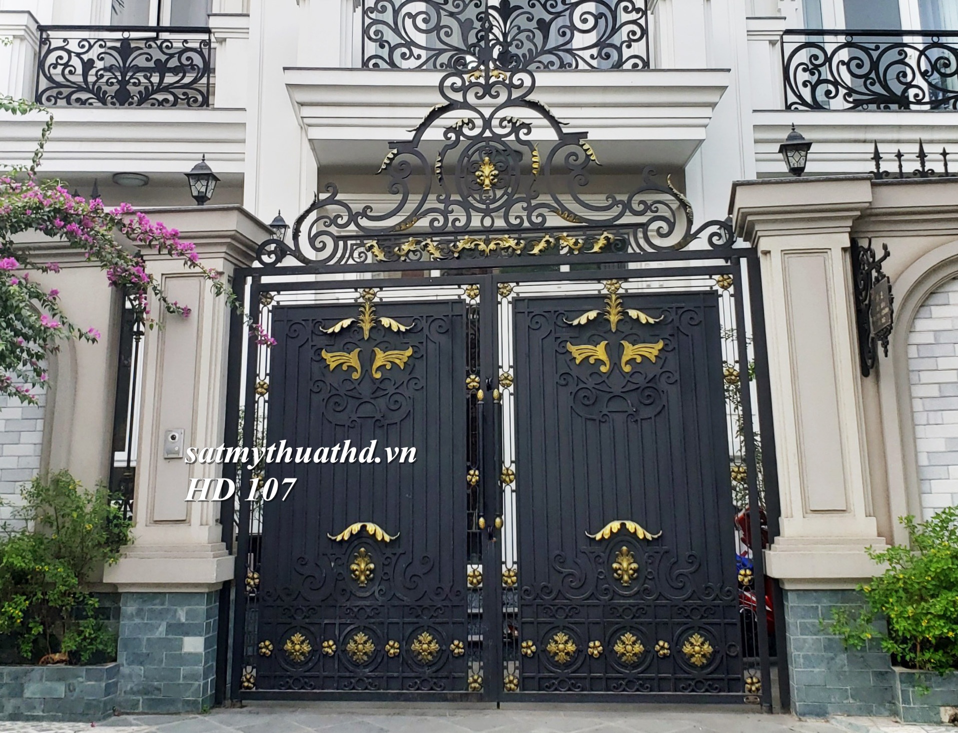Cửa Cổng Mỹ Thuật HD 107