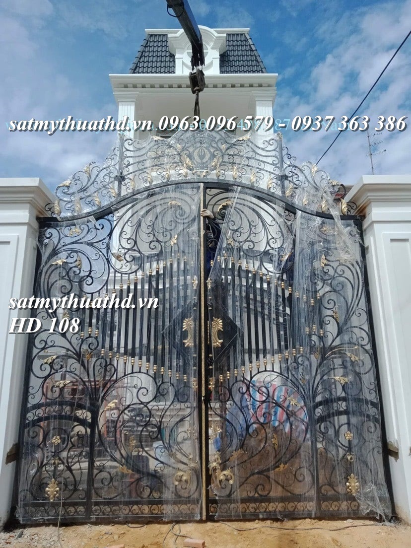 Cửa Cổng Mỹ Thuật HD 108
