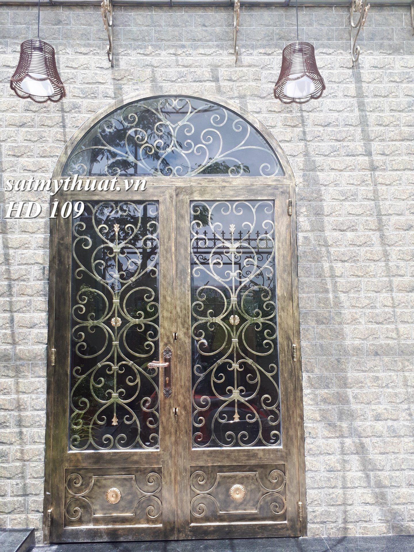Cửa Cổng Mỹ Thuật HD 109