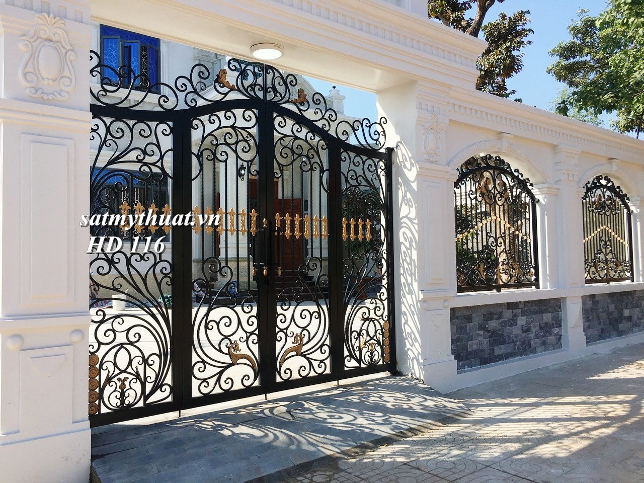 Cửa Cổng Mỹ Thuật HD 116