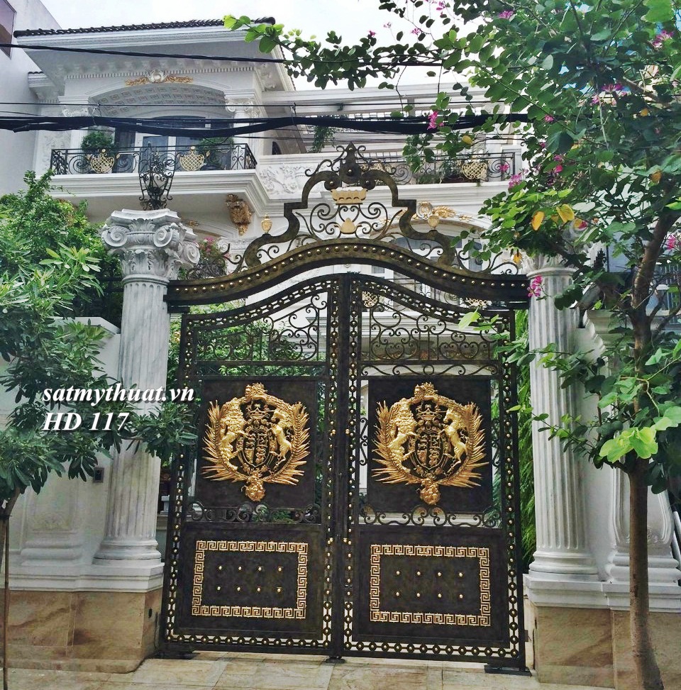 Cửa Cổng Mỹ Thuật HD 117