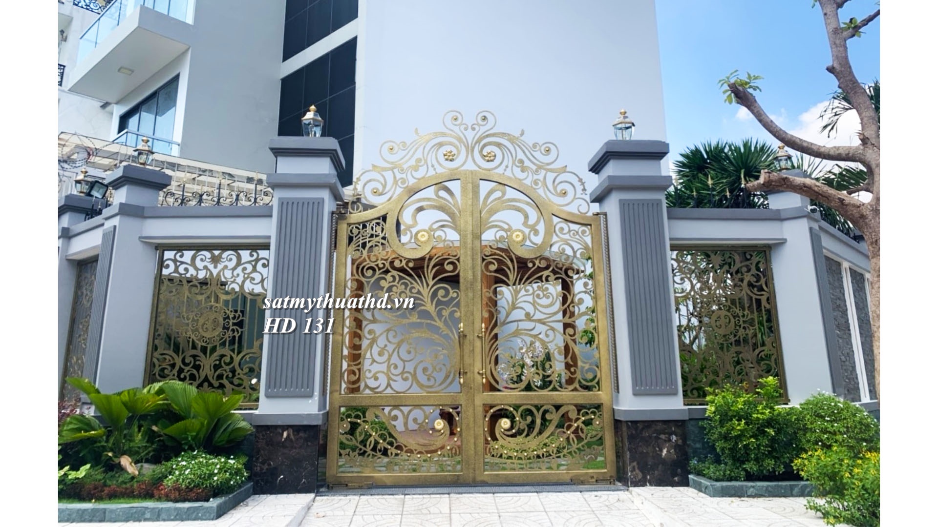 Cửa Cổng Mỹ Thuật HD 131
