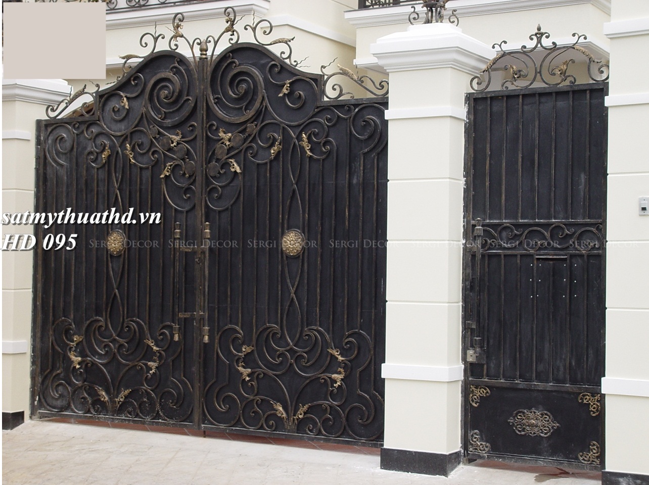 Cửa Cổng  Mỹ Thuật HD 095
