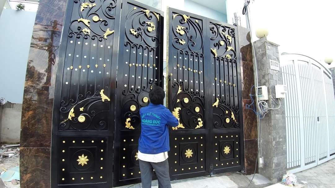 Cửa Cổng Mỹ Thuật HD 005A