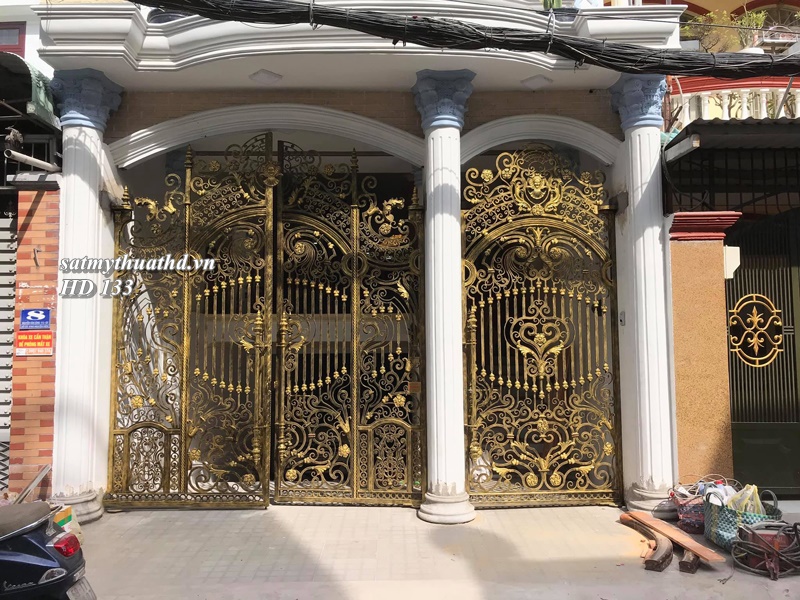 Cửa Cổng Mỹ Thuật HD 133