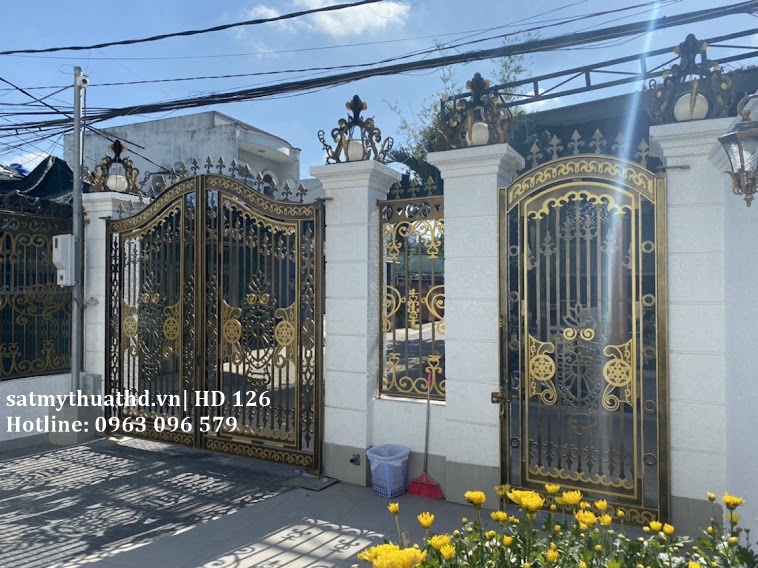 Cửa Cổng Mỹ Thuật HD 126