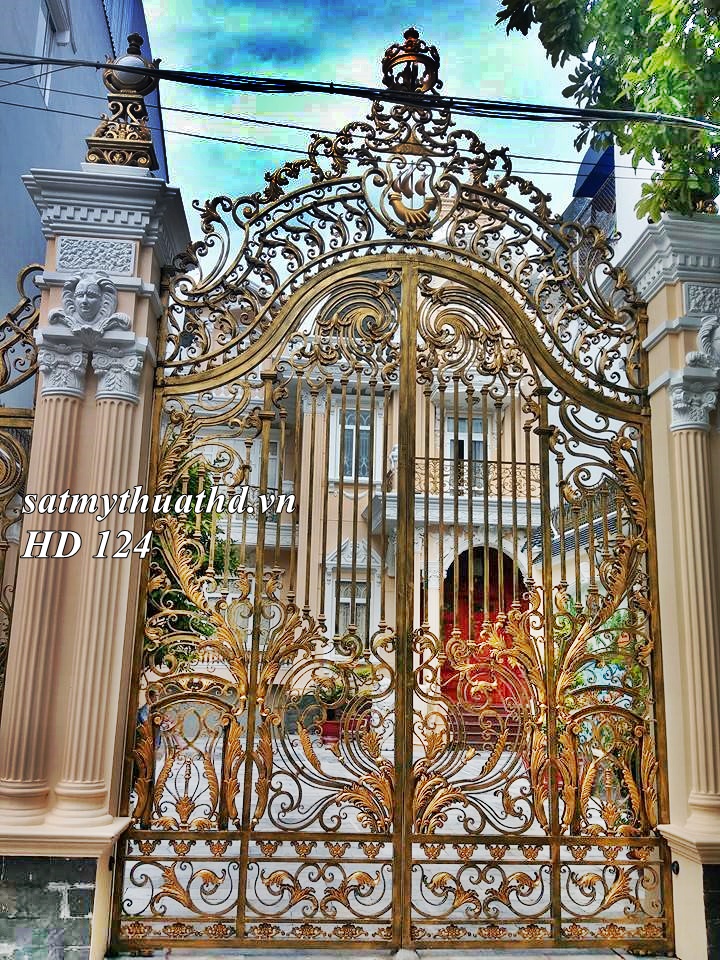 Cửa Cổng Mỹ Thuật HD 124