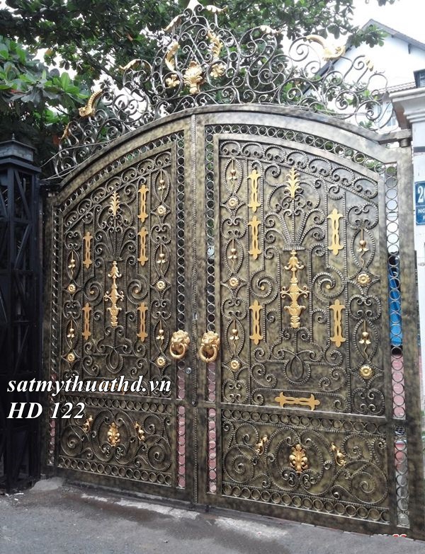 Cửa Cổng Mỹ Thuật HD 122