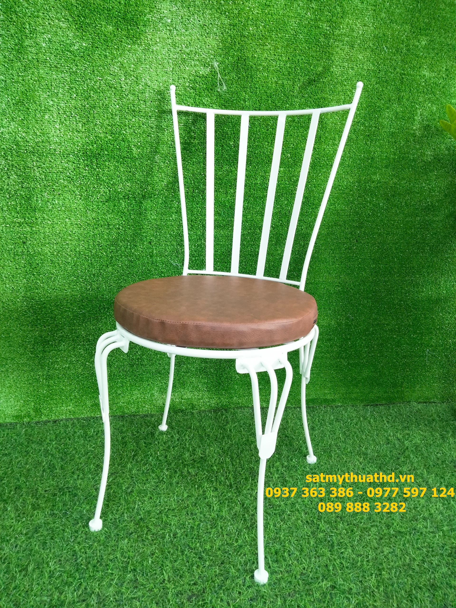 GHẾ HOA VĂN SẮT MỸ THUẬT HD010G 