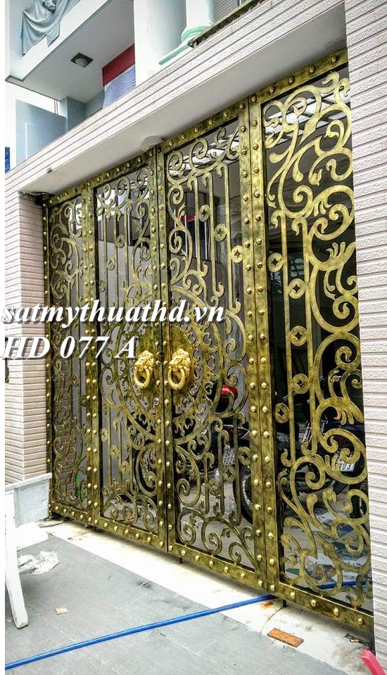Cửa Cổng  Mỹ Thuật HD 077 A
