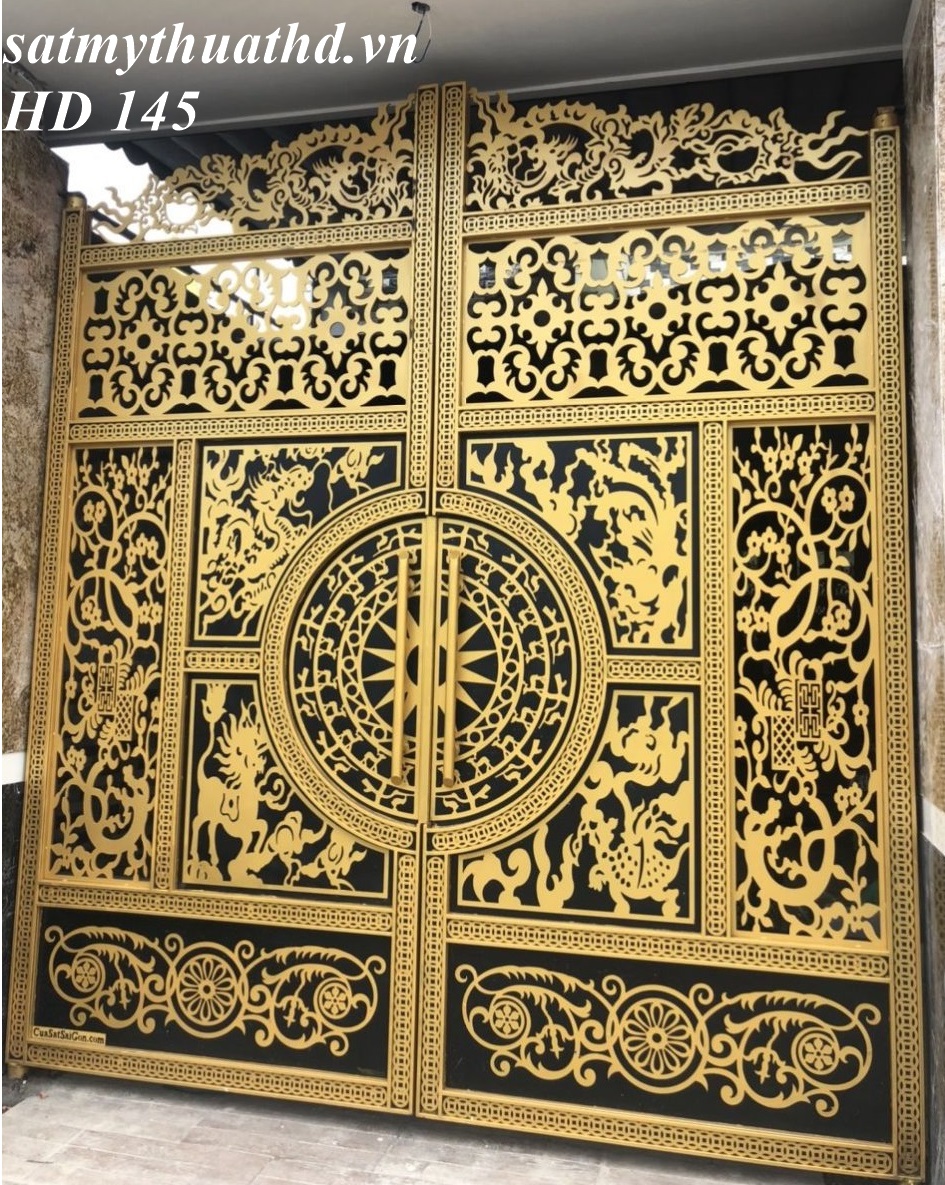 Cửa Cổng Mỹ Thuật HD 145