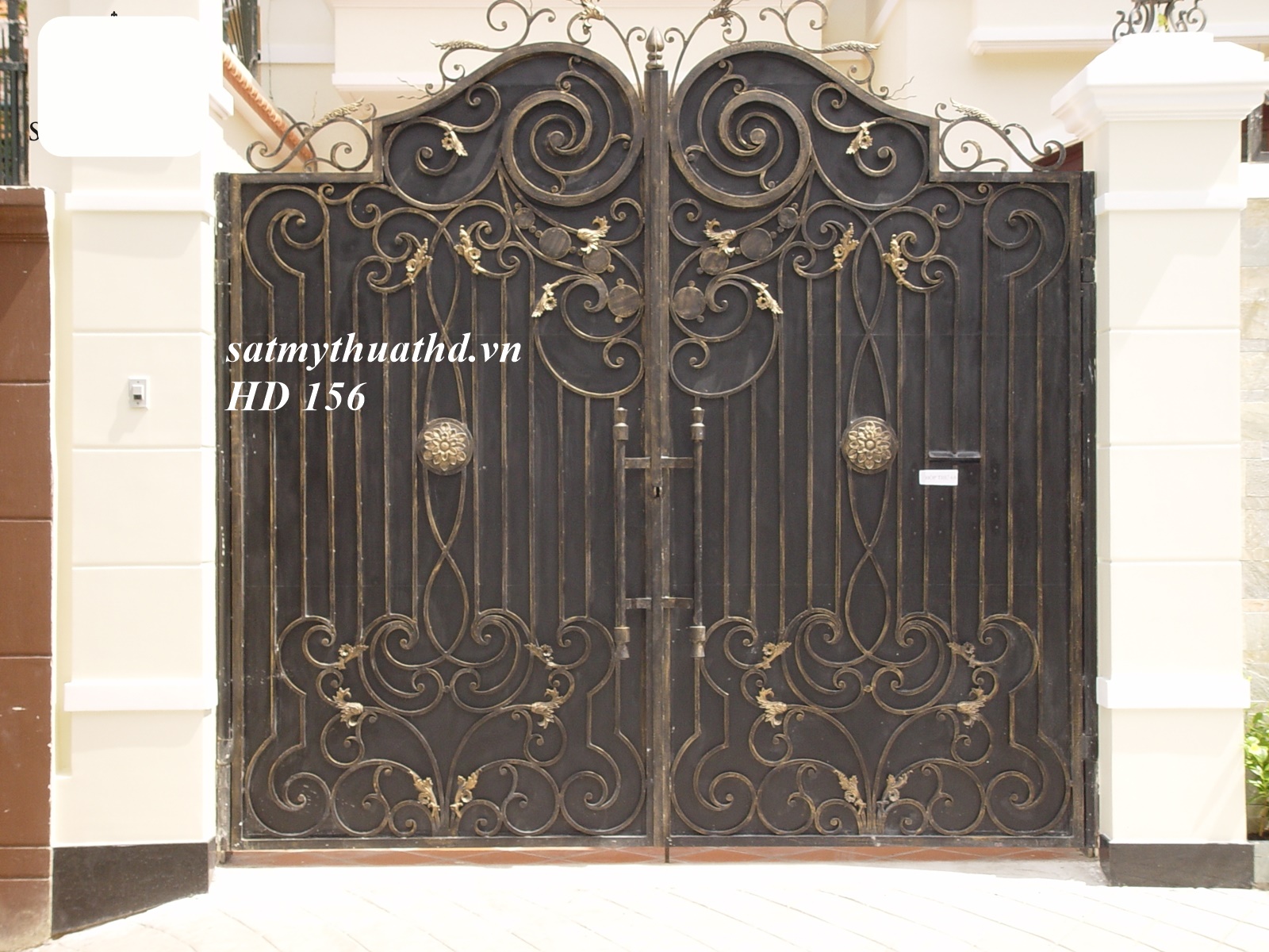 Cửa Cổng Mỹ Thuật HD 156