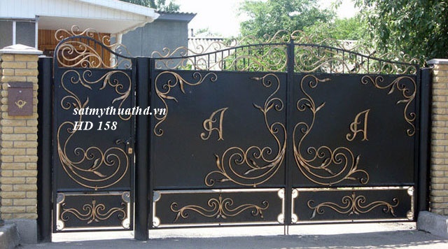 Cửa Cổng Mỹ Thuật HD 158