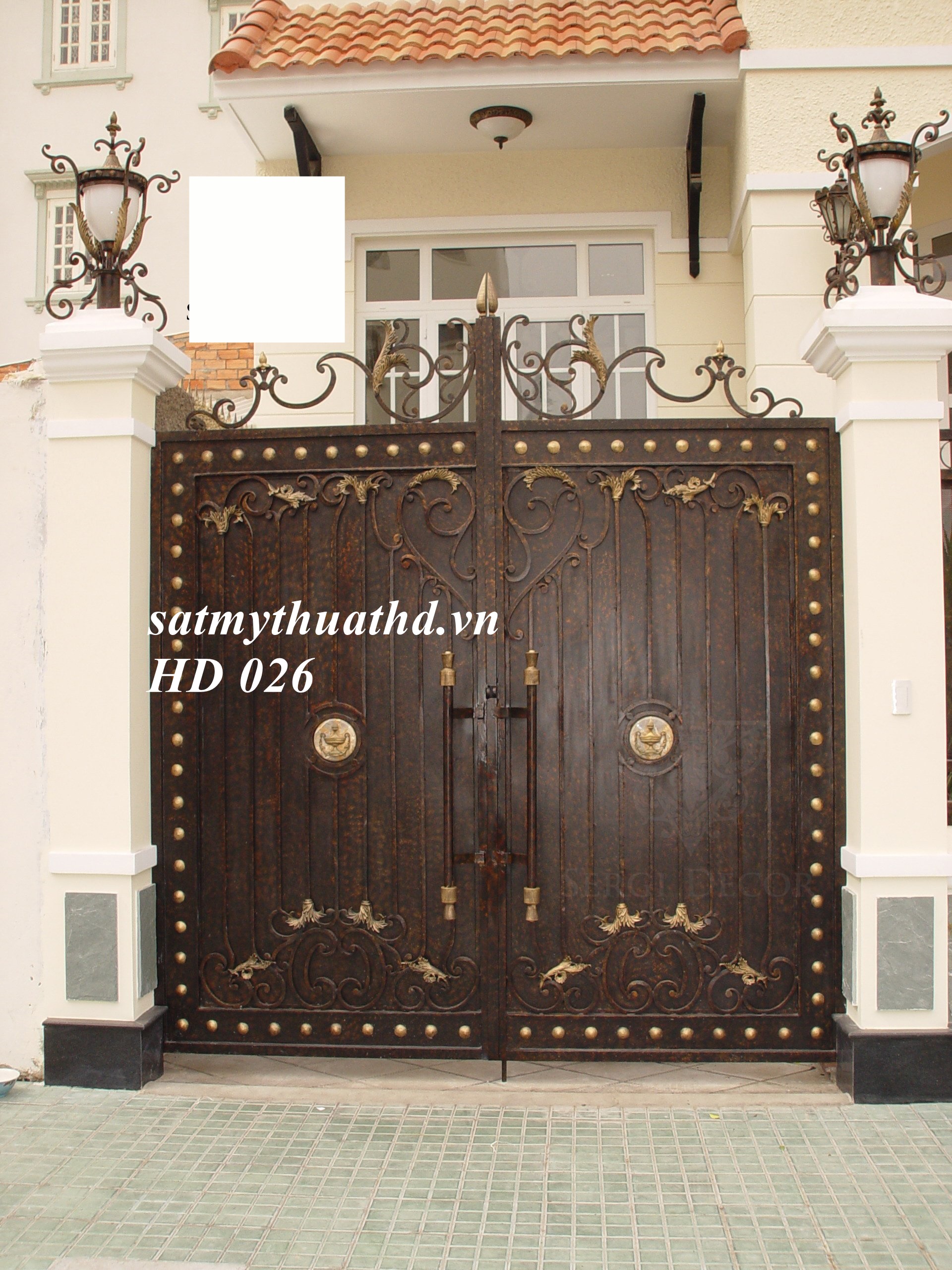 Cửa Cổng Mỹ Thuật HD 026A